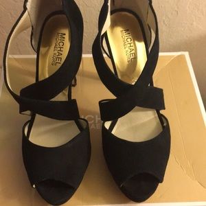 Michael Kors Shoes - Michael kors suede heels Michael Kors Shoes - Michael kors suede heels